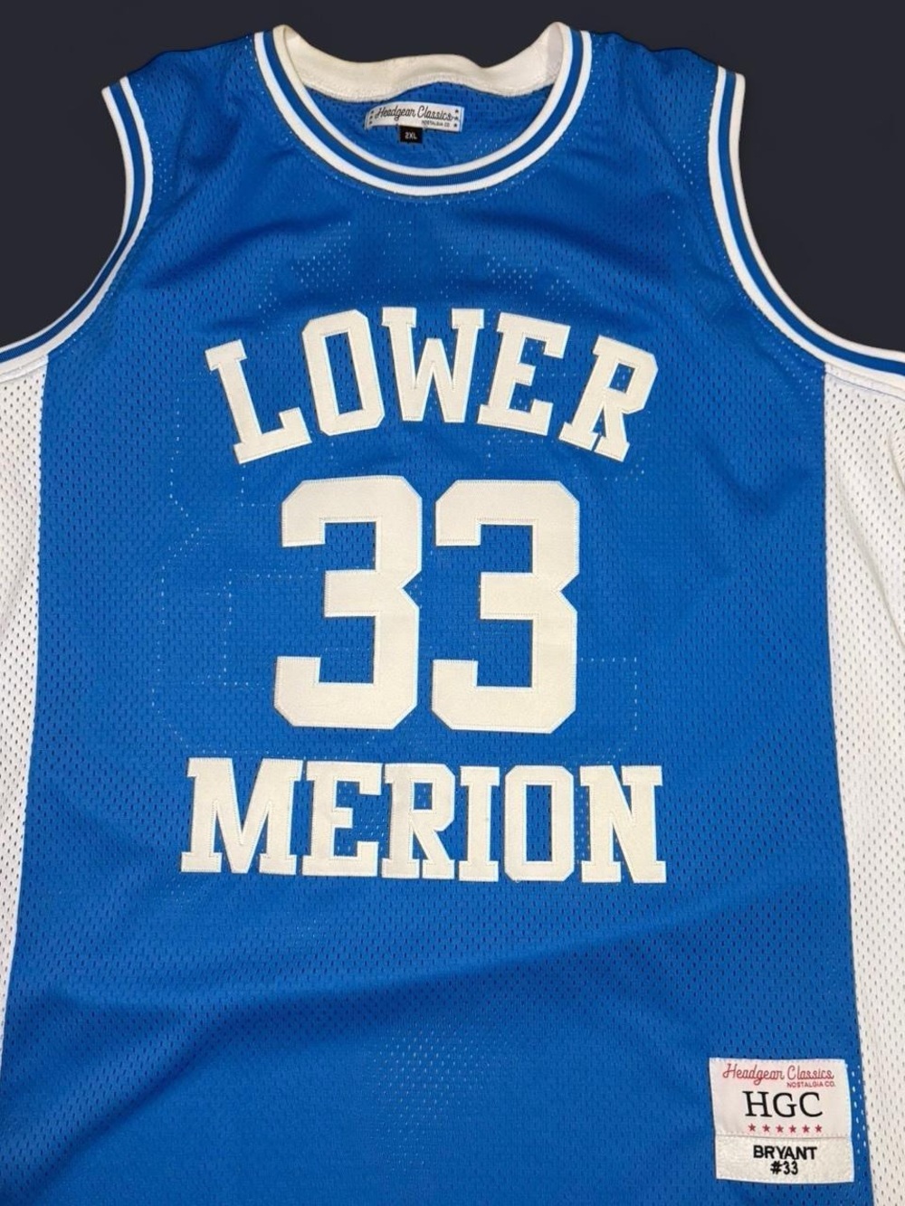 Nostalgia Lower Merion Kobe Bryant #33 Basketball Jersey